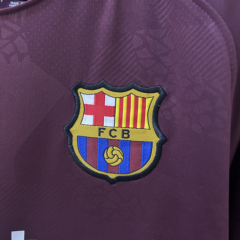 Retro 2017-18 Barcelona third AWAY retro Football jersey