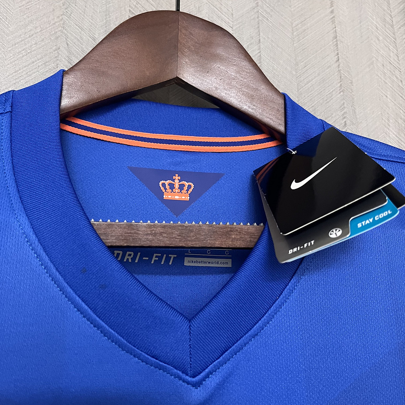 Retro 2014 Netherlands Away Retro football jersey