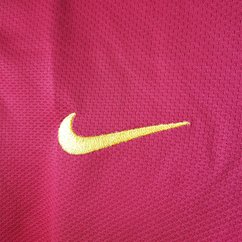 Retro 2007-08 Barcelona home Retro long sleeves MESSI RONALDINHO ETO'O XAVI A.INISTA HENRY Football jersey