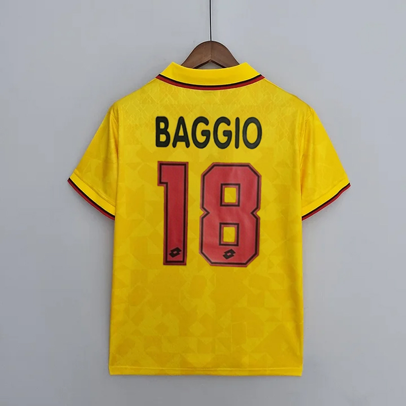 Retro 1995-96 AC Milan away Retro BAGGIO BARESI VIEIRA  ALBERTINI Football jersey