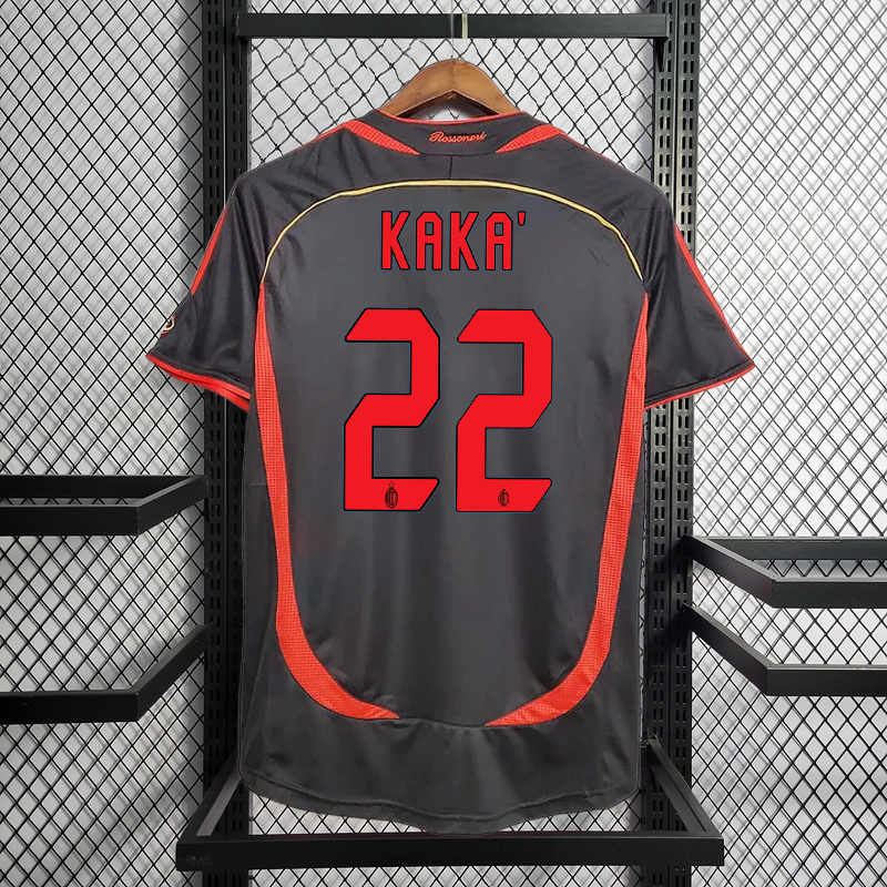 Retro 2006-07 AC Milan third away retro MALDINI KAKA PIRLO  Football jersey