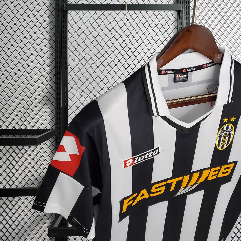 Retro 2001-02 Juventus home retro NEDVED CONTE DEL PIERO ZAMBROTTA  Football jersey