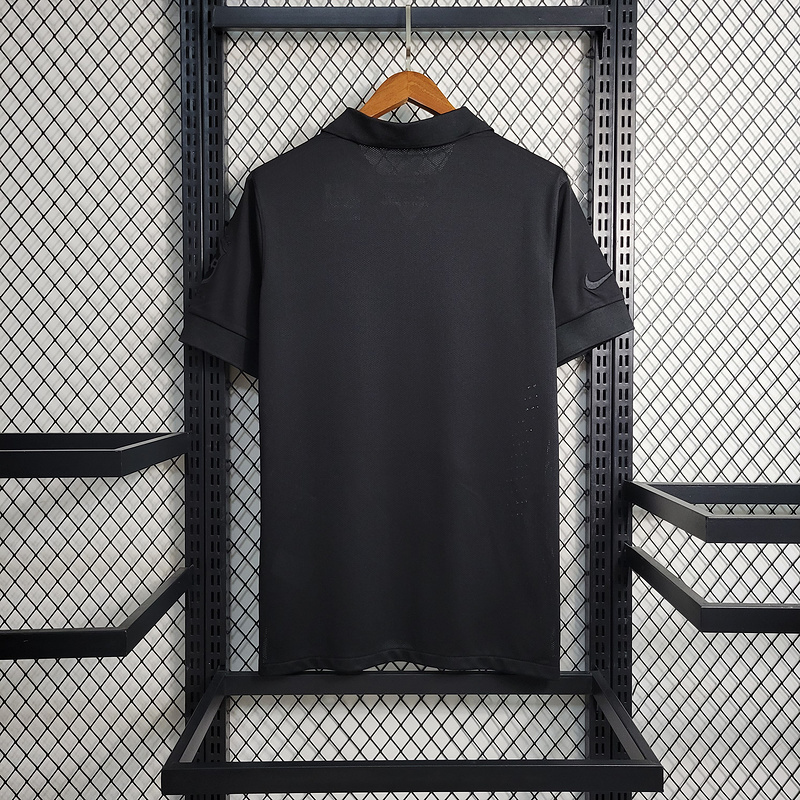 Retro 2013-14 Brazil Retro Black Football jersey