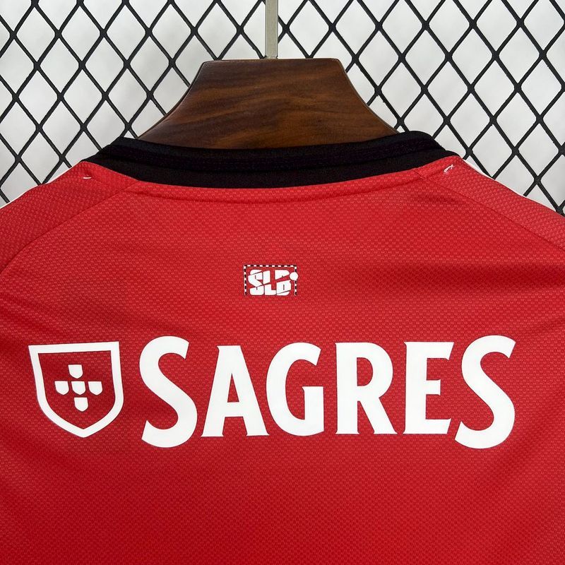 2025-26 Benfica Home Long sleeve Football jersey