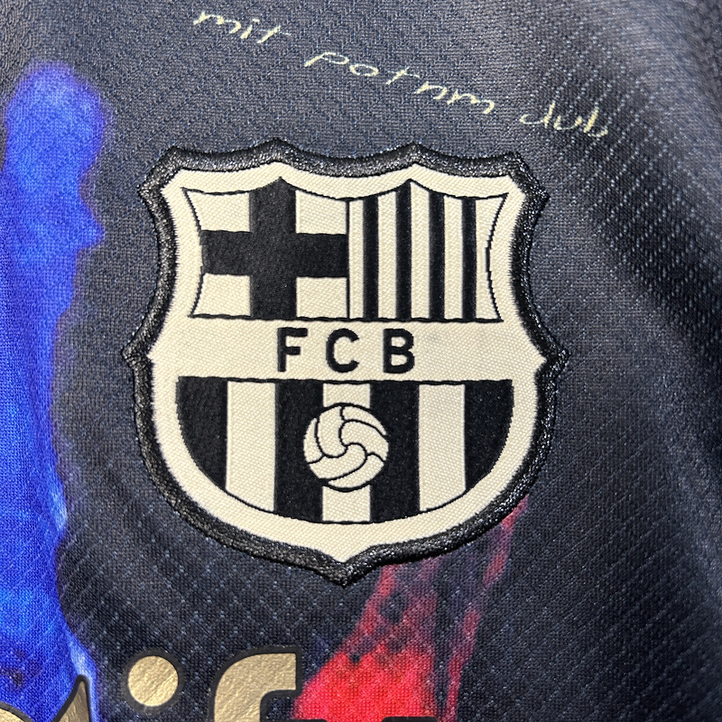 2025-26 Barcelona Special Edition kids Football jersey
