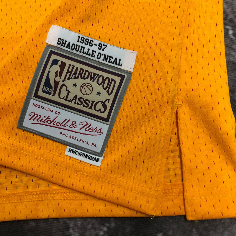1996-97 NBA Lakers  34 O'NEAL Basketball Jersey