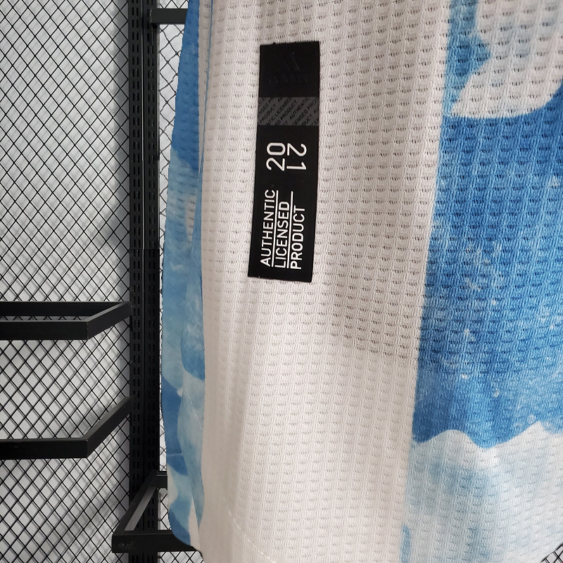 Retro player 2020-21 Argentina Home retro MESSI football jersey