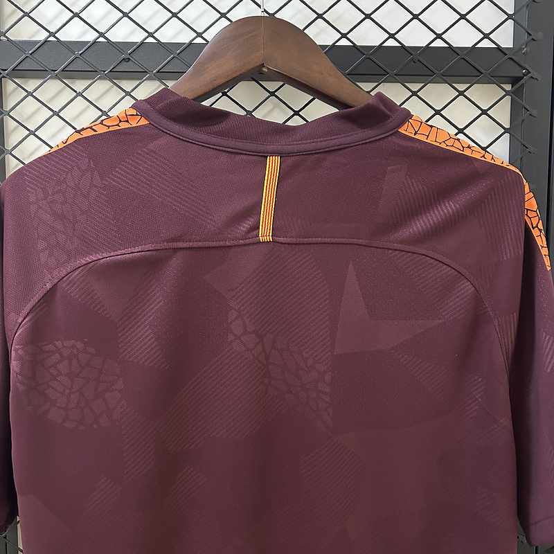 Retro 2017-18 Barcelona third AWAY retro Football jersey