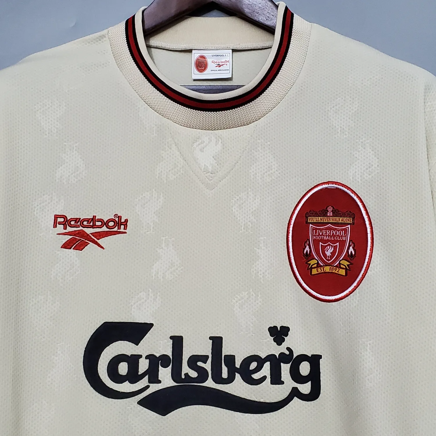 Retro 1996-97 Liverpool Away retro Football jersey