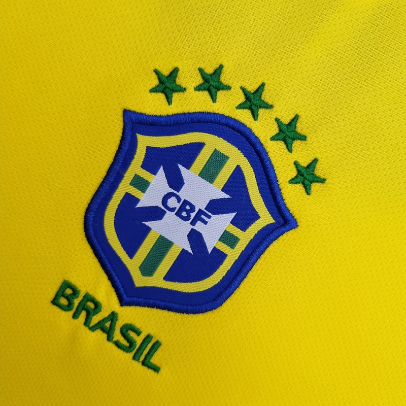 Retro 2004-06 Brazil home retro RONALDINHO KAKA CAFU R.CARLOS RONALDO Football jersey