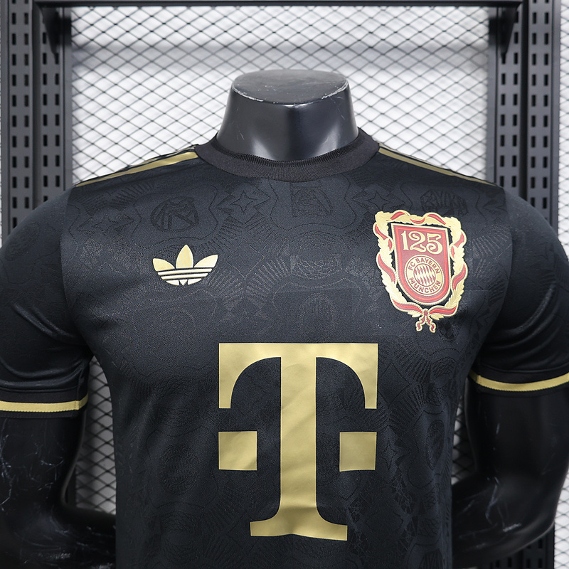 Player 2024-25 Bayern Munchen 125 Anniversary Black Football jersey