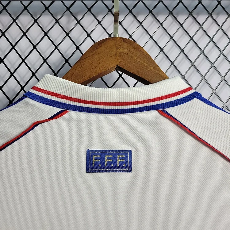 Retro 1998 France away Retro Zidane LIZARAZU Henry Football jersey