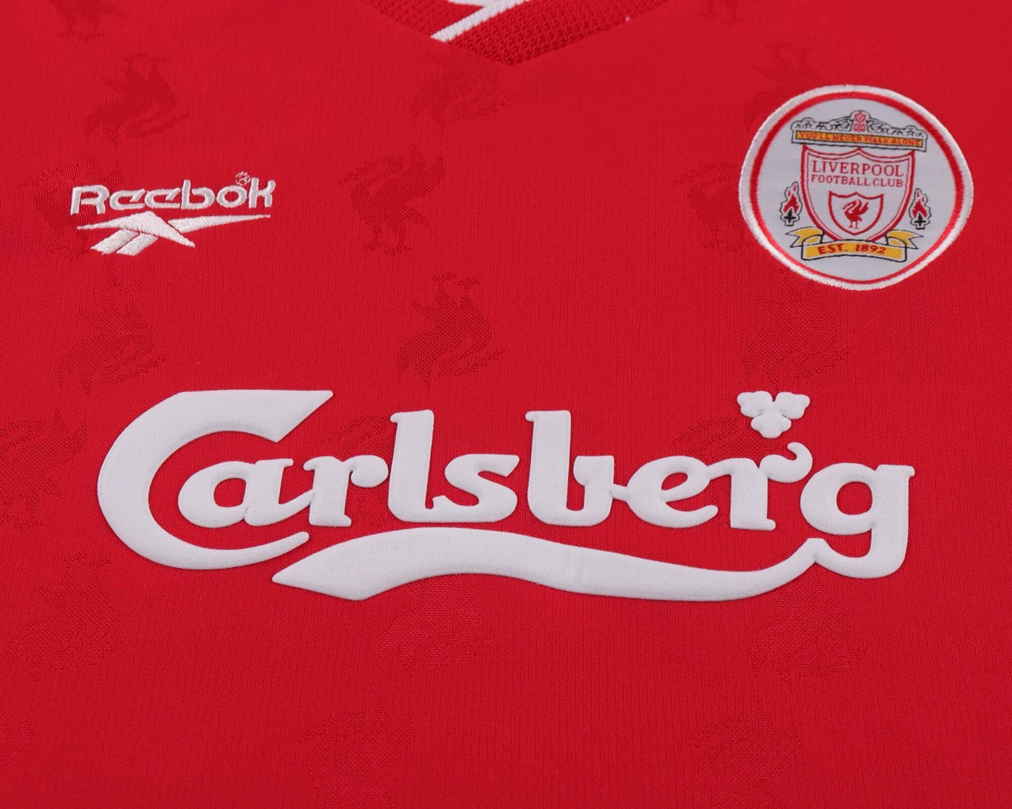Retro kids 1996-97 Kids Liverpool Home retro Football jersey