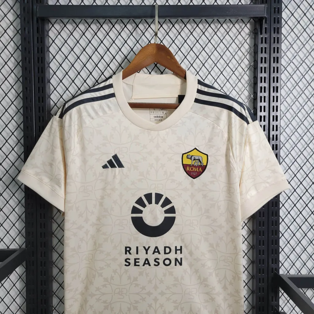 2023-24 AS Roma Away Fans Jersey Sponsored