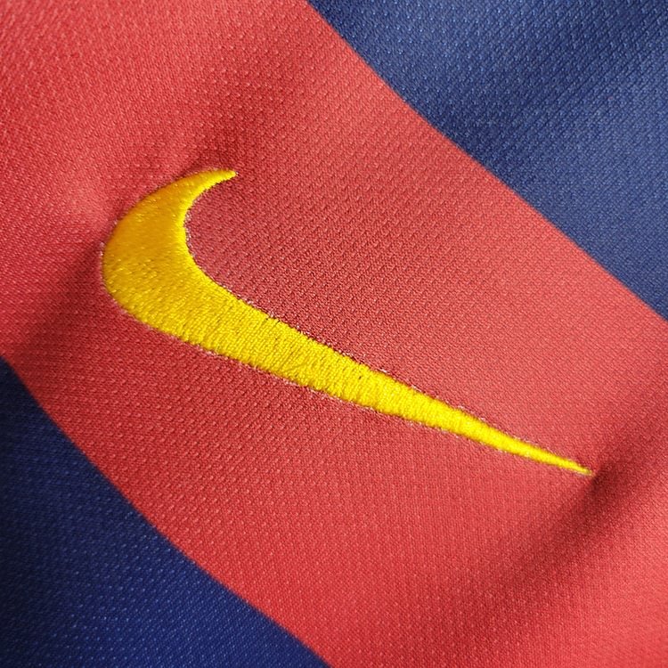 Retro 2015-16 Barcelona home Retro MESSI PIQUE XAVI A.INISTA SUAREZ NEYMAR JR Football jersey