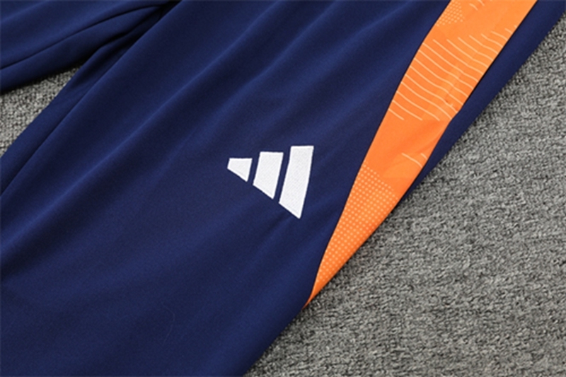 2024-25 Juventus Royal Blue Long Sleeve Training Suit
