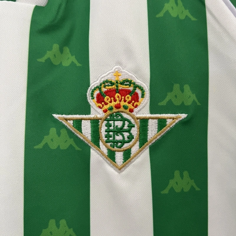 Retro Kids 1995-97 Kids Real Betis Home retro football jersey