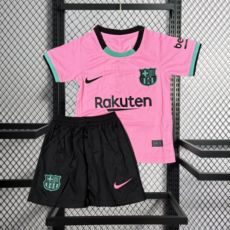 Retro KIDS 2020-21 KIDS Barcelona Away Retro Football jersey