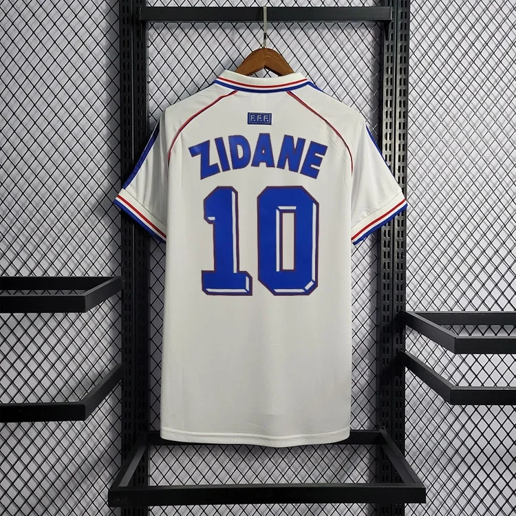 Retro 1998 France away Retro Zidane LIZARAZU Henry Football jersey