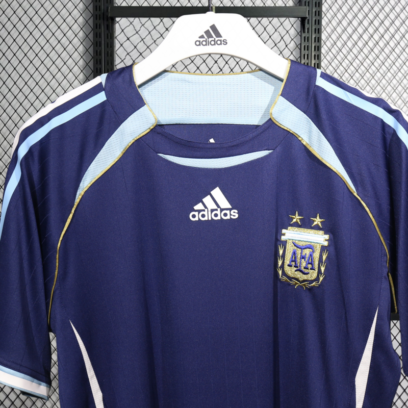 retro player 2006 Argentina away retro MESSI football jersey