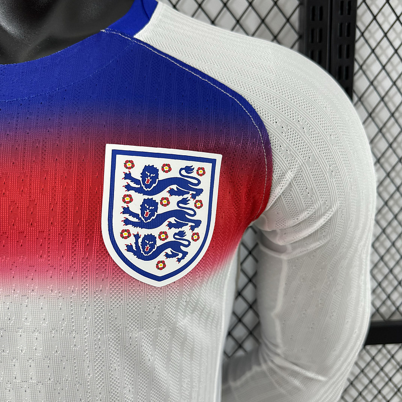 Player 2025-26 England Home Long sleeves Football jersey
