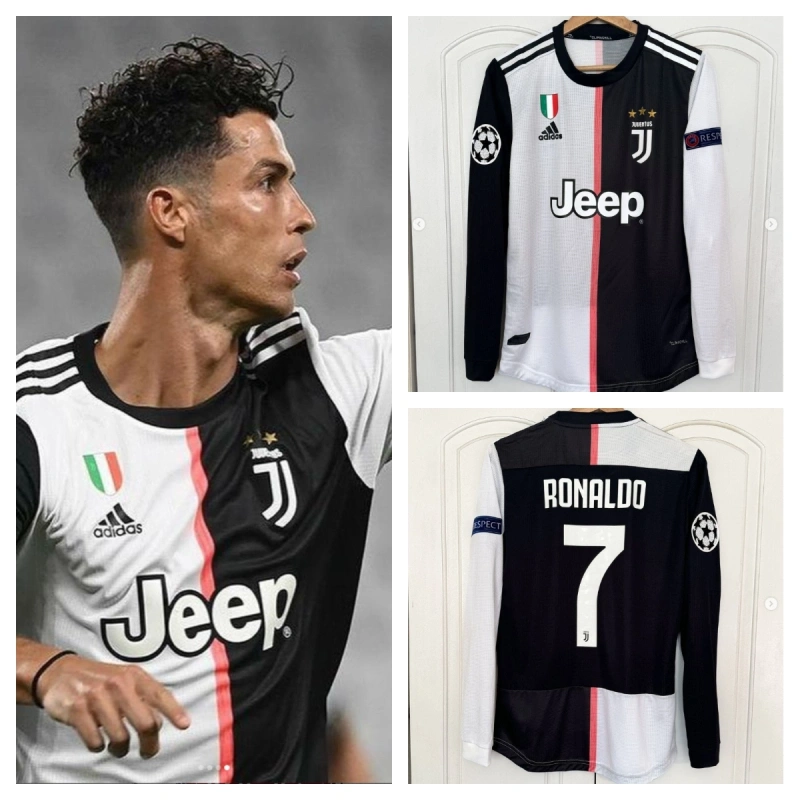 Retro 2019-20 Juventus Home Retro Ronaldo Bonucci Danilo DYBALA Football jersey