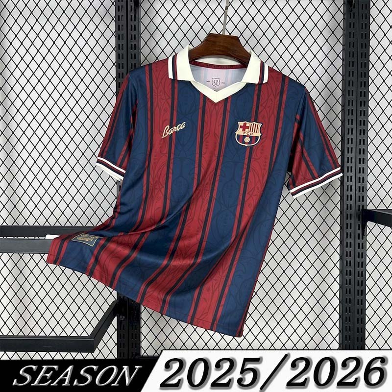 2025-26 Barcelona 125th anniversary Football jersey