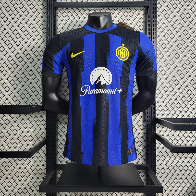 2023-24 Players Inter Milan Home CUADRADO ARNAUTOVIC THURAM LAUTARO FRATTESI Football jersey