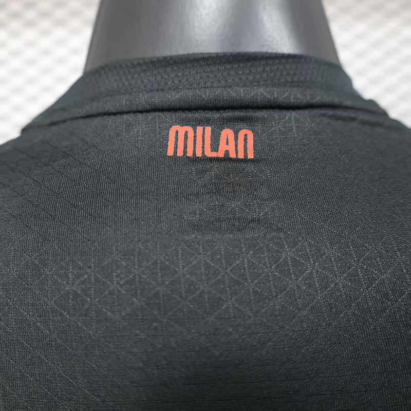 Player 2025-26 Ac Milan Home Long Sleev Football jersey