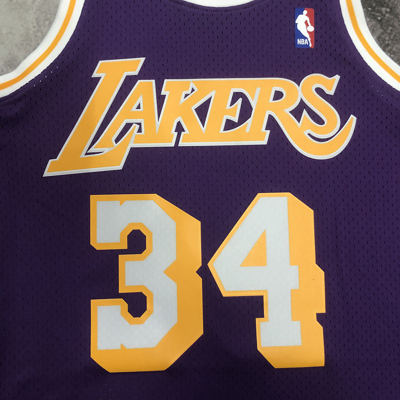 1996-97 NBA Lakers  34 O'NEAL Basketball Jersey