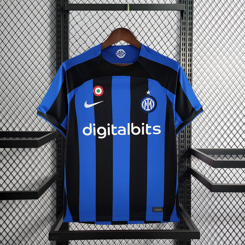 2022-23 Inter Milan Home LAUTARO Lukaku D?eko BARELLA Football jersey
