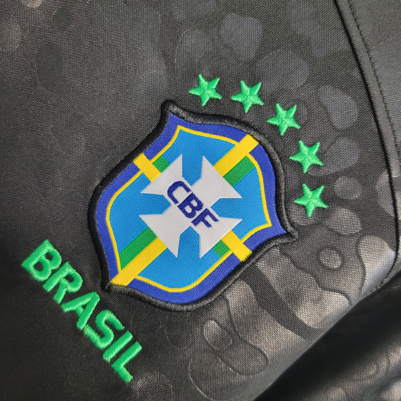 2022-23 Brazil women's black leopard national team  VINI JP PAPHINHA CUNHA NAYMAR JR L.PAQUETA Football jersey