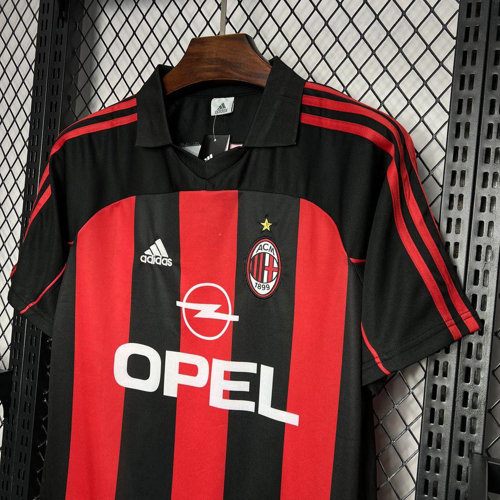 Retro 2000-02 AC Milan home retro Football jersey