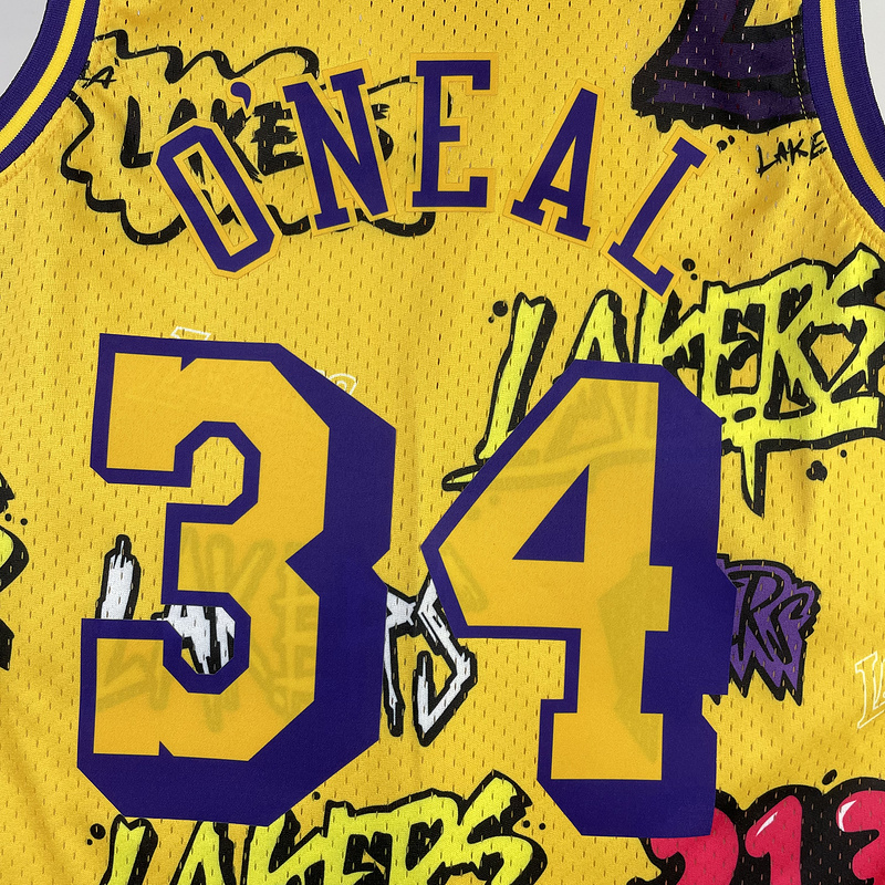 1996-97 NBA Lakers  34 O'NEAL Basketball Jersey