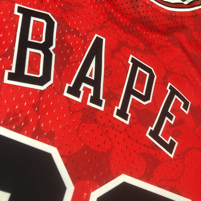 1997-98 NBA Chicago Bulls (93 BAPE) Basketball Jersey