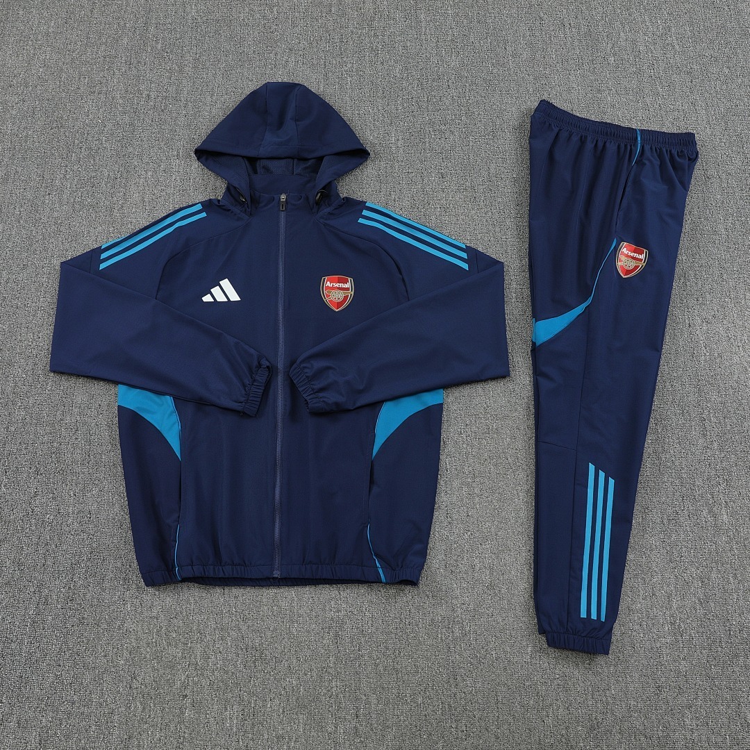 2025-26 Arsenal Hooded Jacket Set