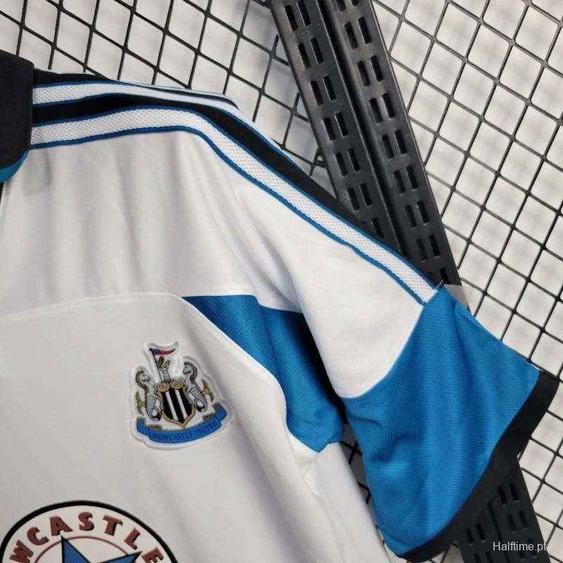 Retro 1999-00 Newcastle United Away retro White Football jersey