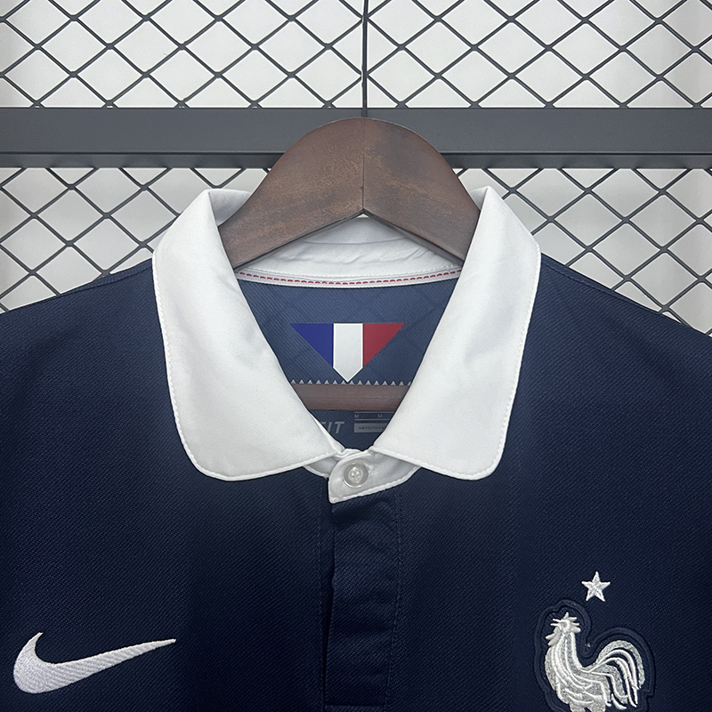 Retro 2014 France Home Retro Football jersey