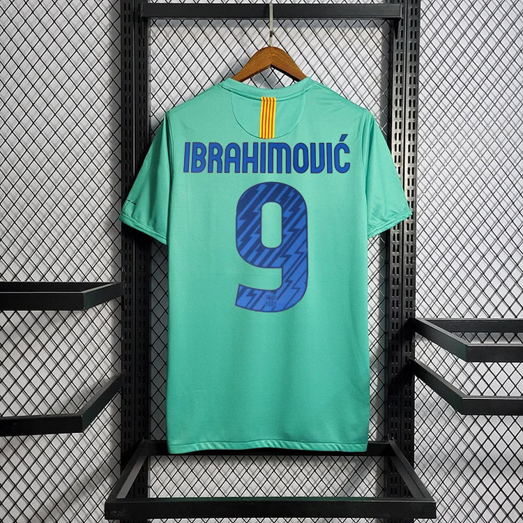Retro 2010-11 Barcelona Away Retro MESSI PIQUE IBRAHIMOUIC XAVI A.INISTA PUYOL HENRY Football jersey