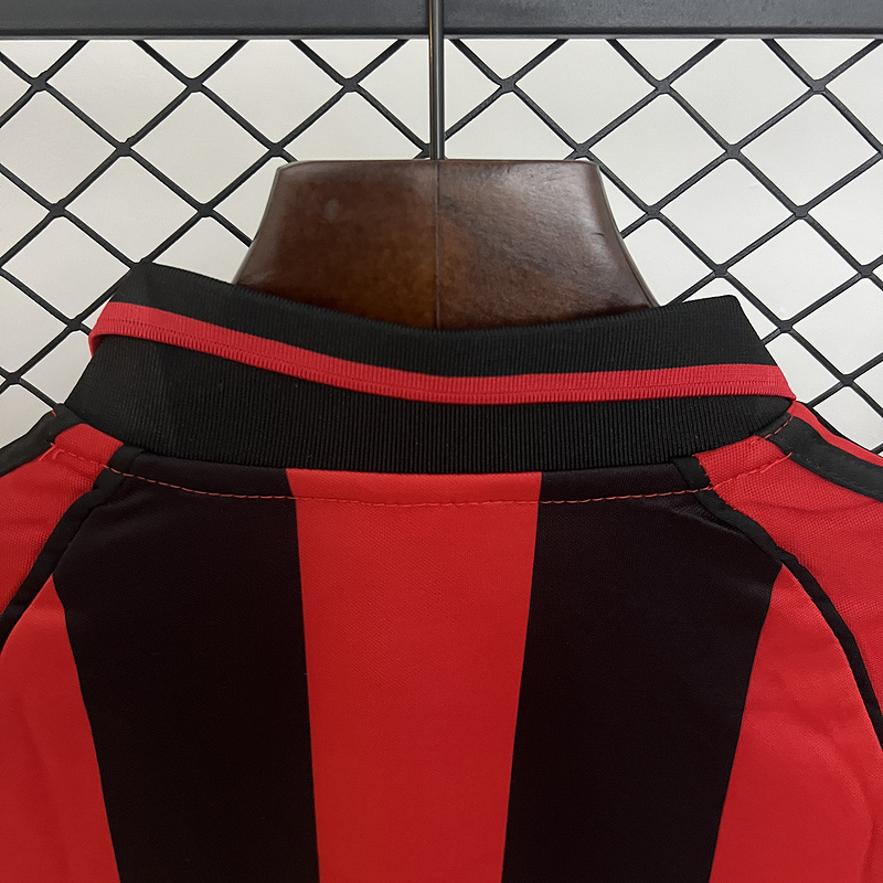 Retro kids 1998-99 KIDS AC Milan Home Retro SHEVCHENKO ALBERTINI BOBAN BIERHOFF MALDINI Football jersey
