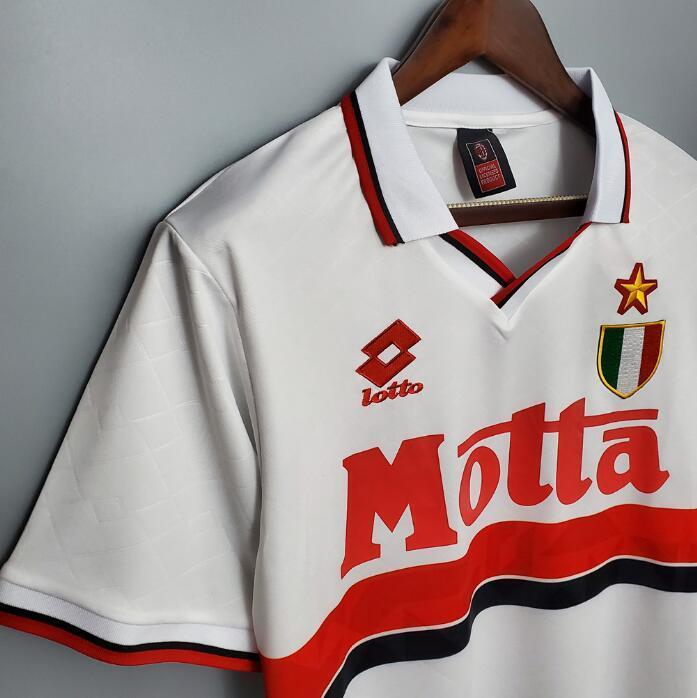 Retro 1993-94 AC Milan away retro Football jersey