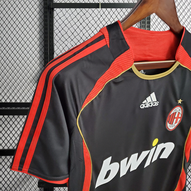 Retro 2006-07 AC Milan third away retro MALDINI KAKA PIRLO  Football jersey