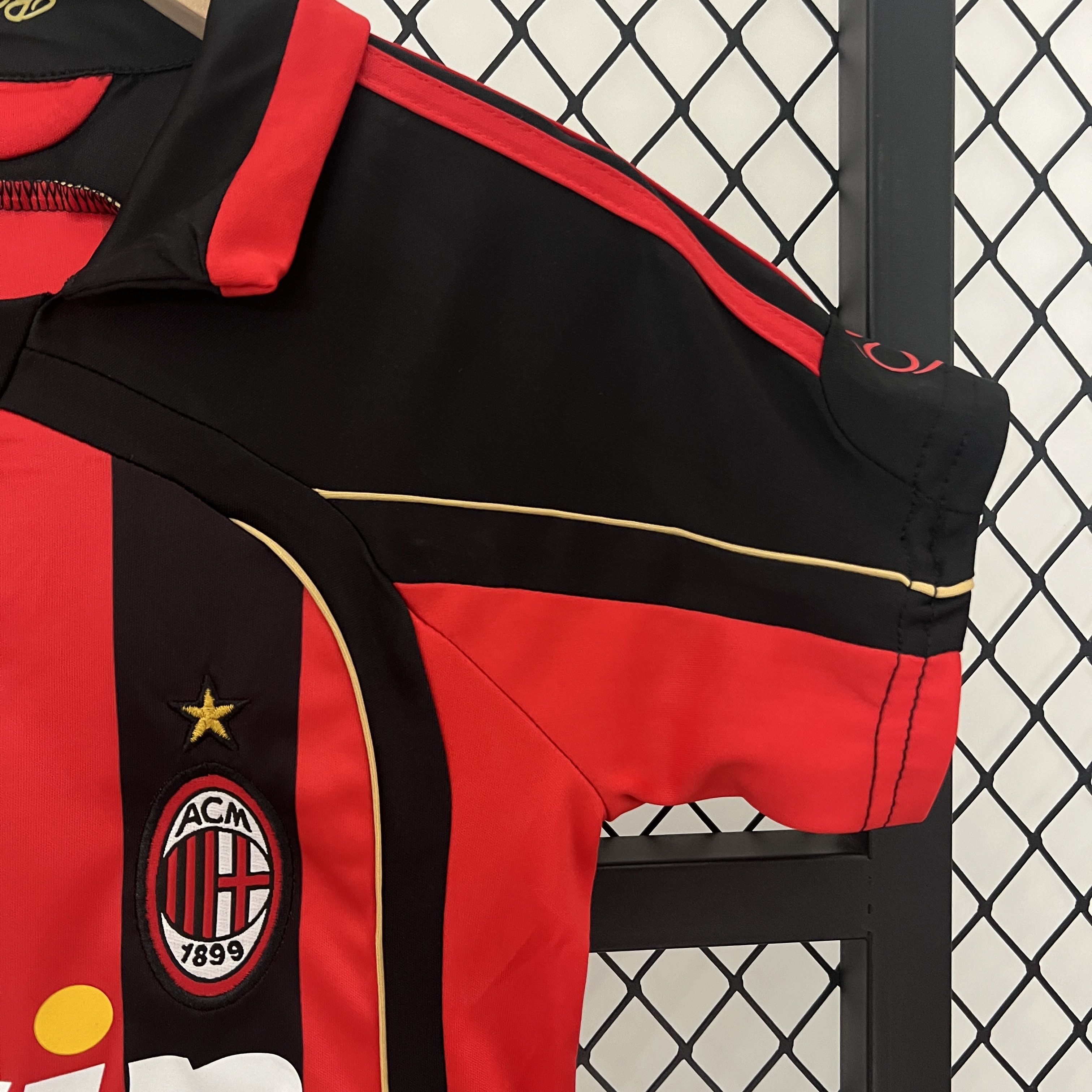 retro Kids 2006-07 Kids AC Milan home retro kids football jersey
