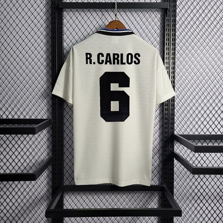 Retro 1995-96 Inter Milan Away Retro R.CARLOS #6 Centofanti #9 Carbone #10 GANZ #23 Football jersey