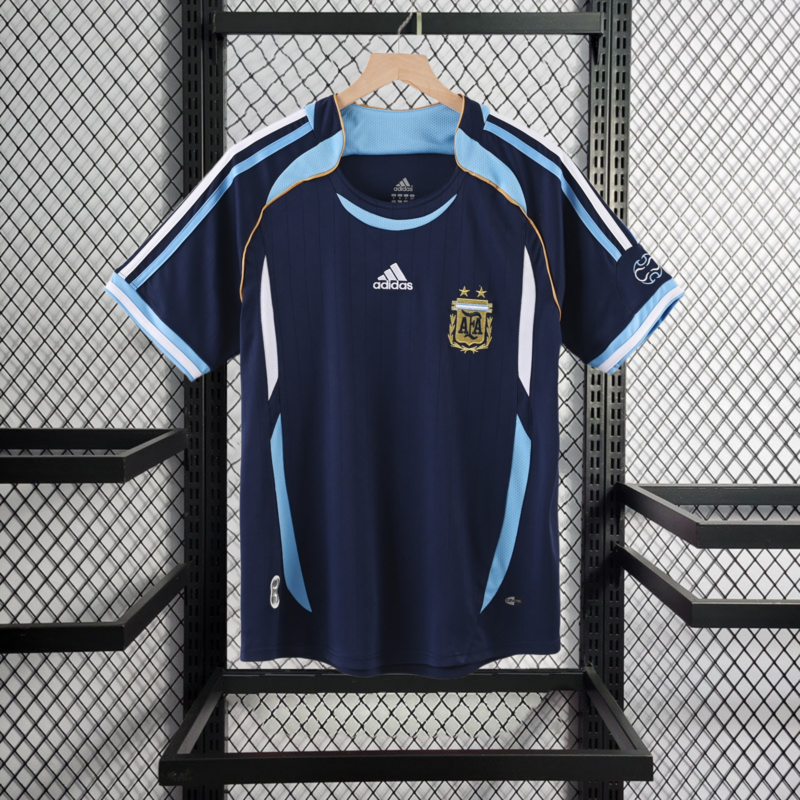 Retro 2006 Argentina away retro MESSI football jersey