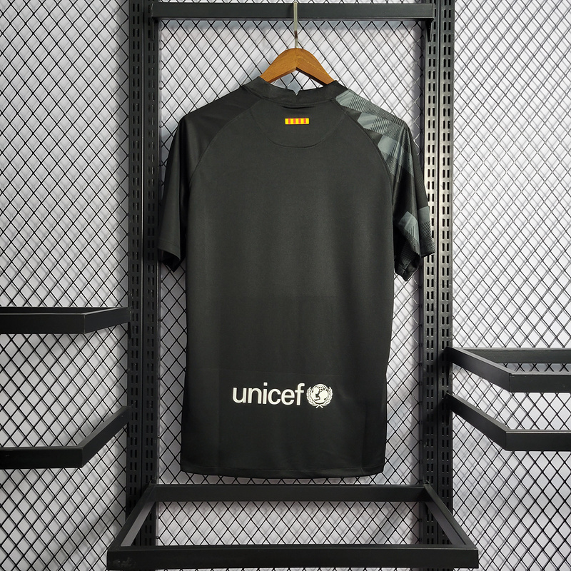 Retro 2021-22 Barcelona retro Black Goalkeeper Football jersey