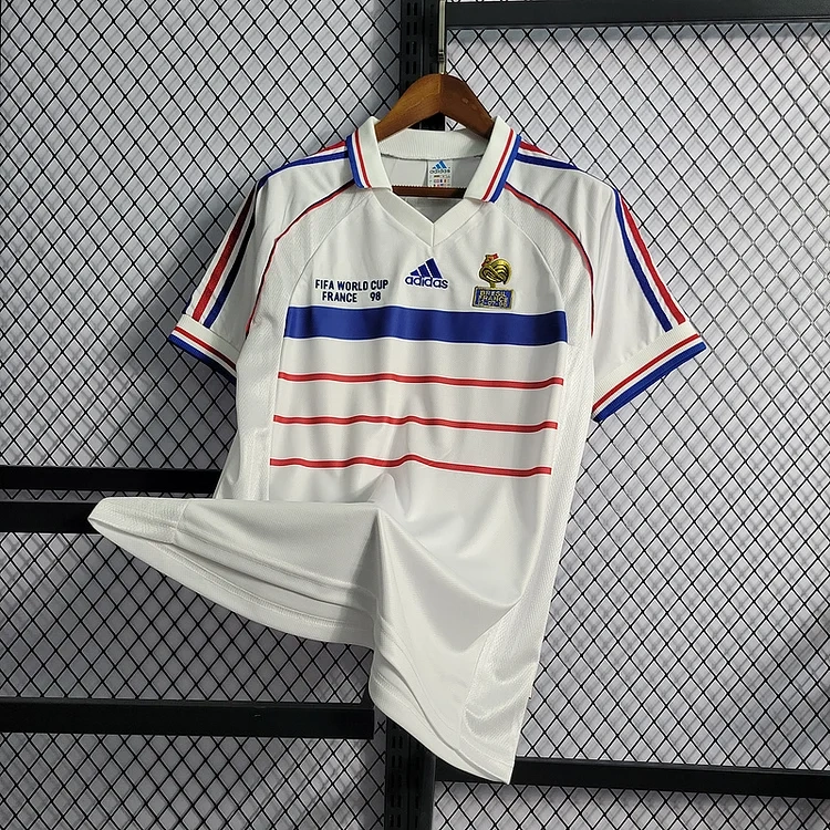 Retro 1998 France away Retro Zidane LIZARAZU Henry Football jersey