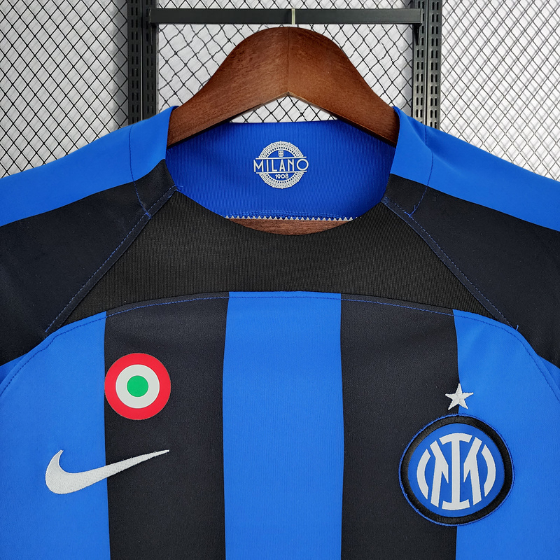 2022-23 Inter Milan Home LAUTARO Lukaku D?eko BARELLA Football jersey
