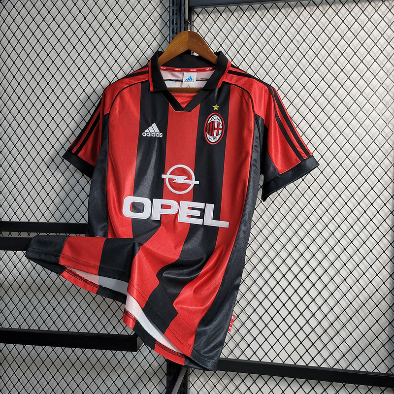 Retro 1998-99 AC Milan Home Retro SHEVCHENKO ALBERTINI BOBAN BIERHOFF MALDINI Football jersey