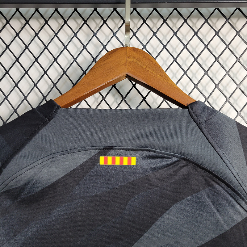 2023-24 Barcelona Black Goalkeeper  TER STEGEN I?AKI PE?A Football jersey